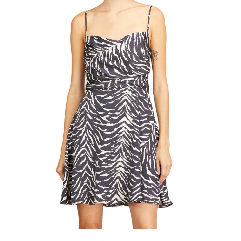 Autumn Adeigbo Jules Tiger print sleeveless size 6